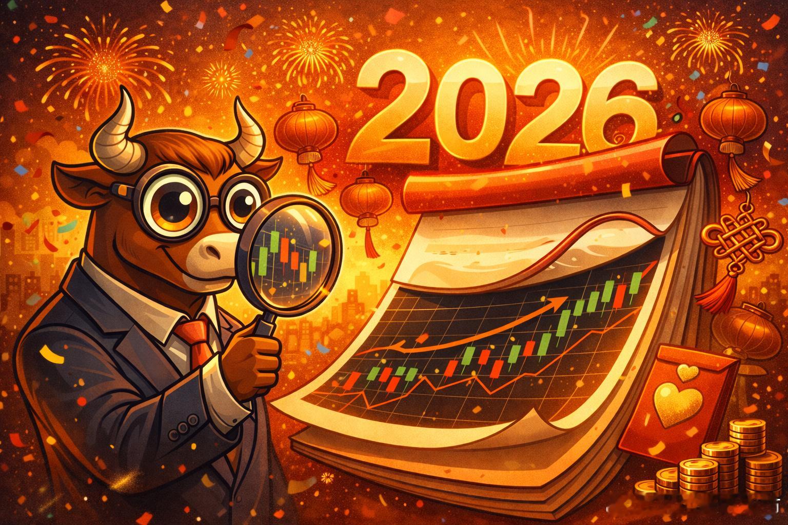 新年快乐2026元旦到，祝大家在新的一年看得清趋势、守得住规则、拿得稳收益，新年