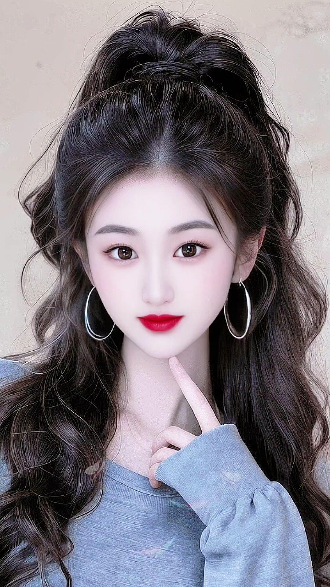 清纯甜美 甜美造型 优雅气质 高马尾 御姐
