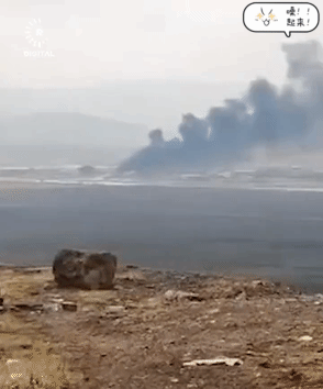 再次被击中。在伊拉克库尔德埃尔比勒的美军基地，稳稳的接住了伊拉克伊斯兰抵抗组织发