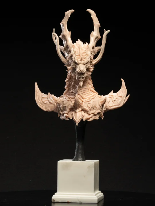 【魂之骨骼】暑期雕塑班结课作品集[庆祝] 作品名：《心灭龙》 原型参考...