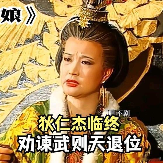 《狄仁杰临终，劝谏武则天退位》播放量：6.1万点赞量：600网页链接