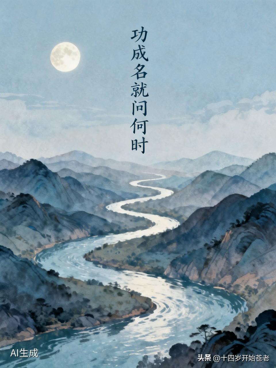 功成名就问何时
文/曾祥国残红
我的双眼透过窗，外面是漆黑的天、凉的风、冷的雨