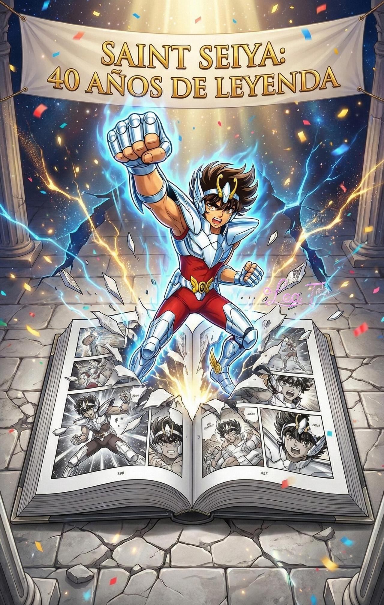 《圣斗士星矢》40周年纪念[烟花]他们依然年青，可看他们的已经老了