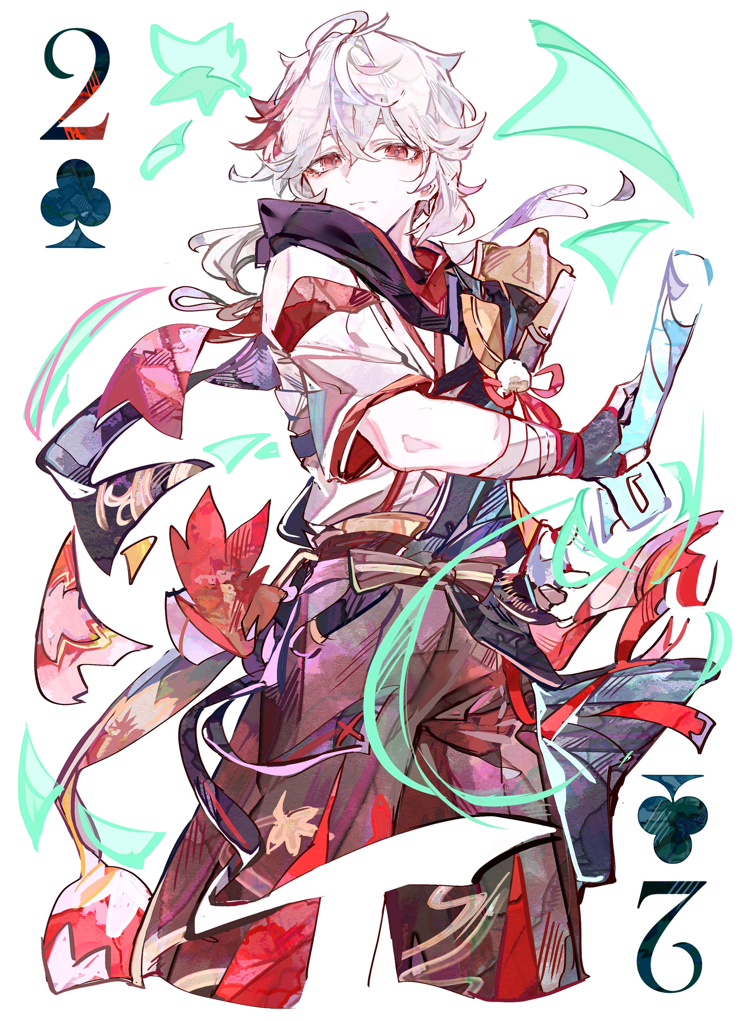 深山踏红叶cr:画师 cocoball#原神##原神5.1版本##游园集结令# 