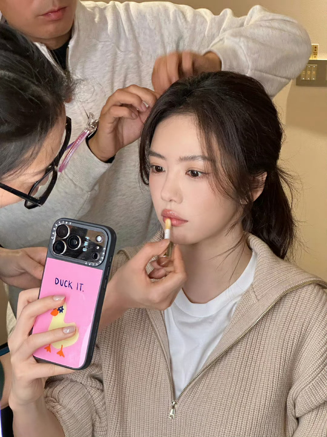 蔡文静你咋这么美呢～太可爱了小静仔这么萌的宝宝我亲亲亲