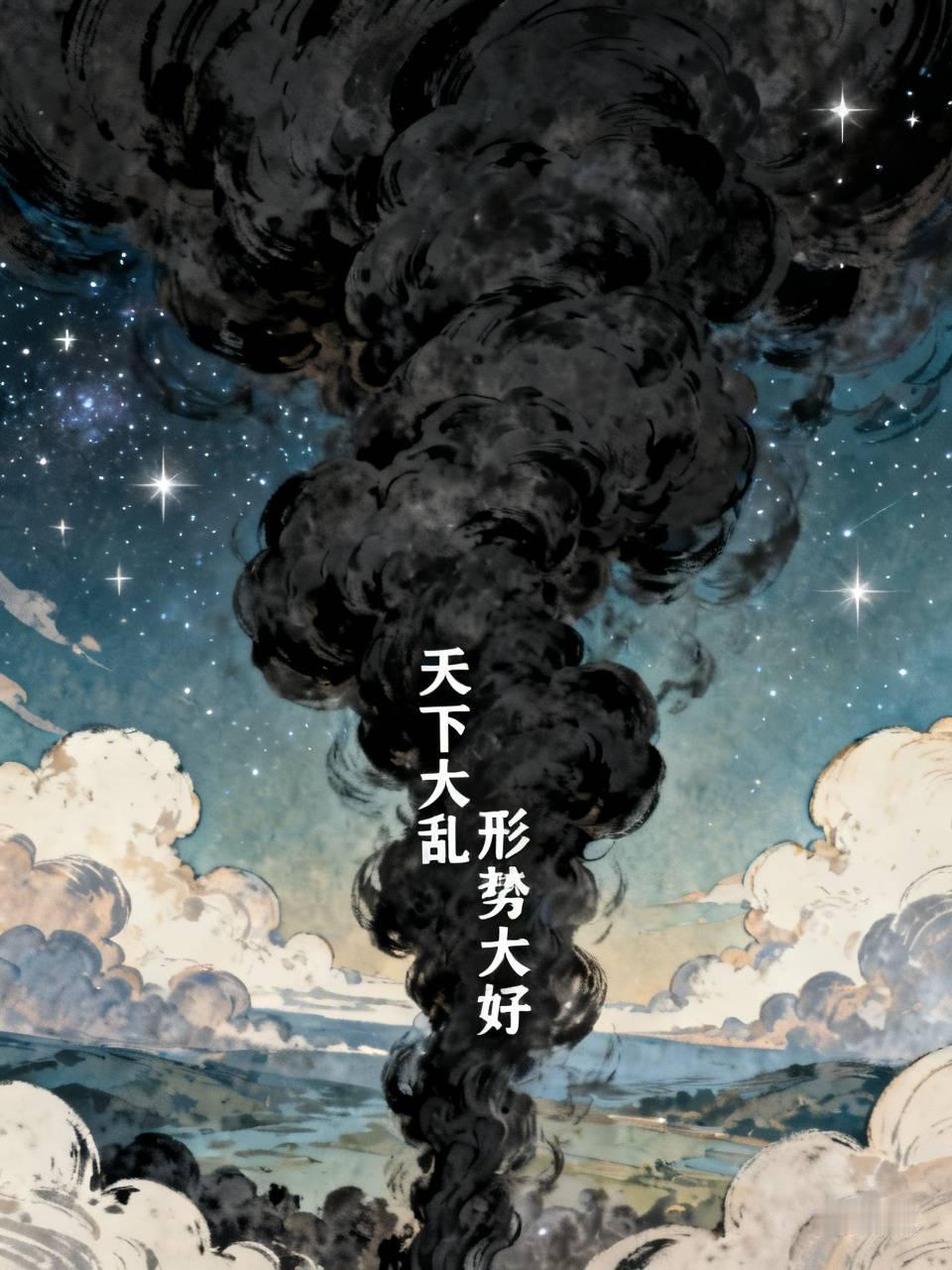 烽火遍地，第三次世界大战却迟迟未爆发。用八个字概括便是：天下大乱，形势大好。莫要