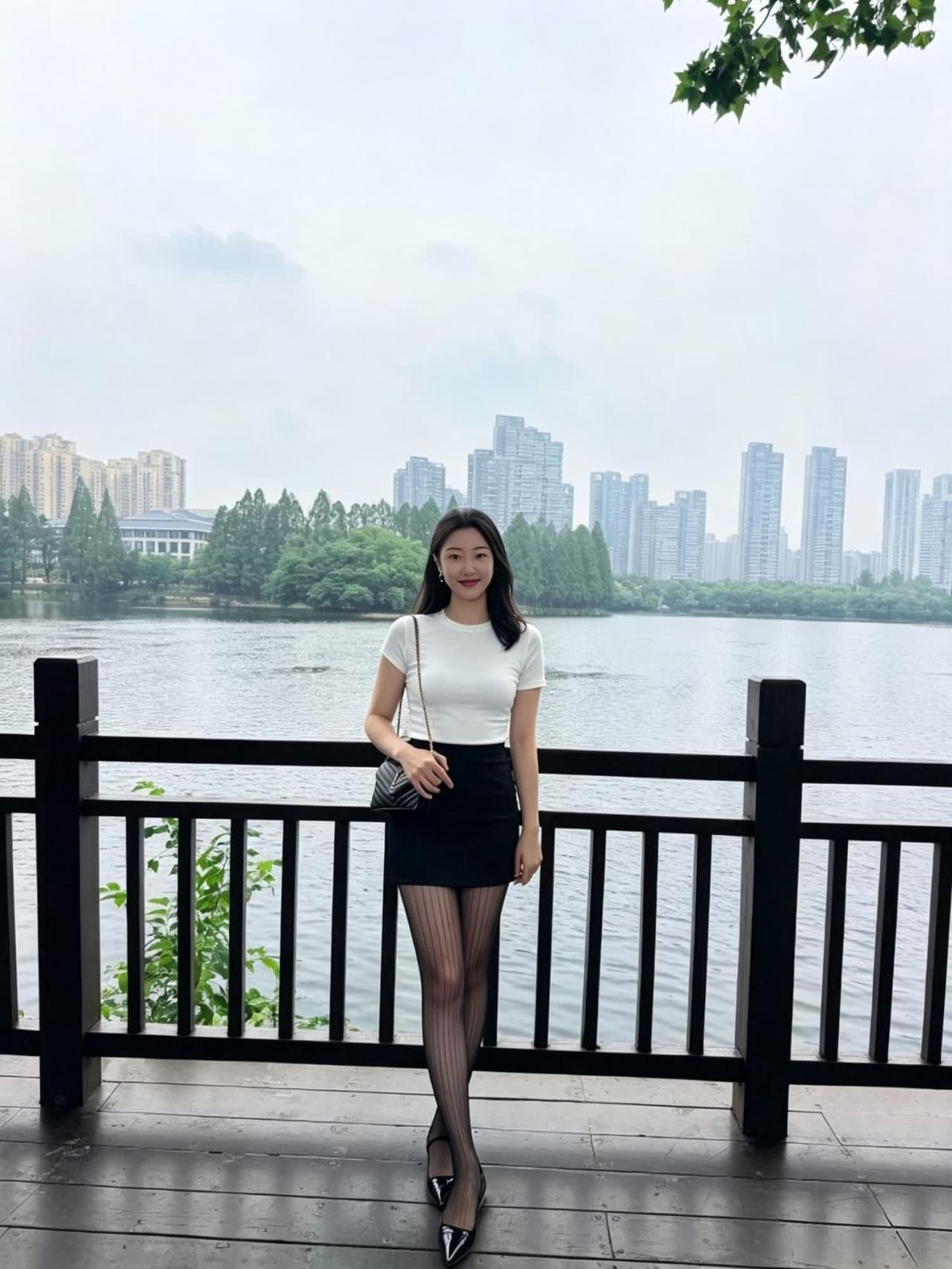 旅游拍照穿搭 夏日松弛感 古德寺  湖边氛围感拍照 抖音时尚碎碎念