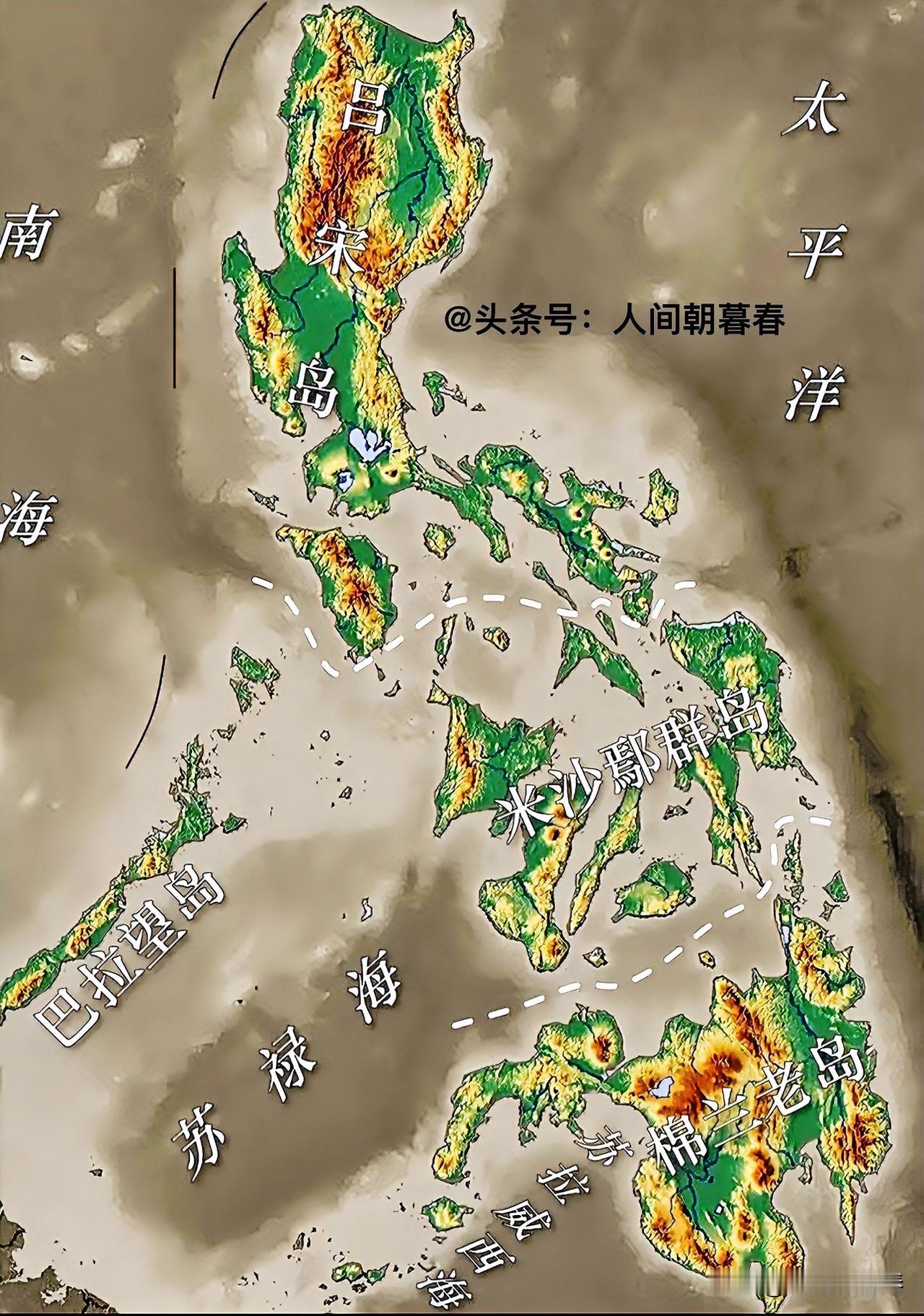 菲律宾群岛整体地理环境谈不上优越，虽地处热带，但是岛上多火山，地震，以及台风等自