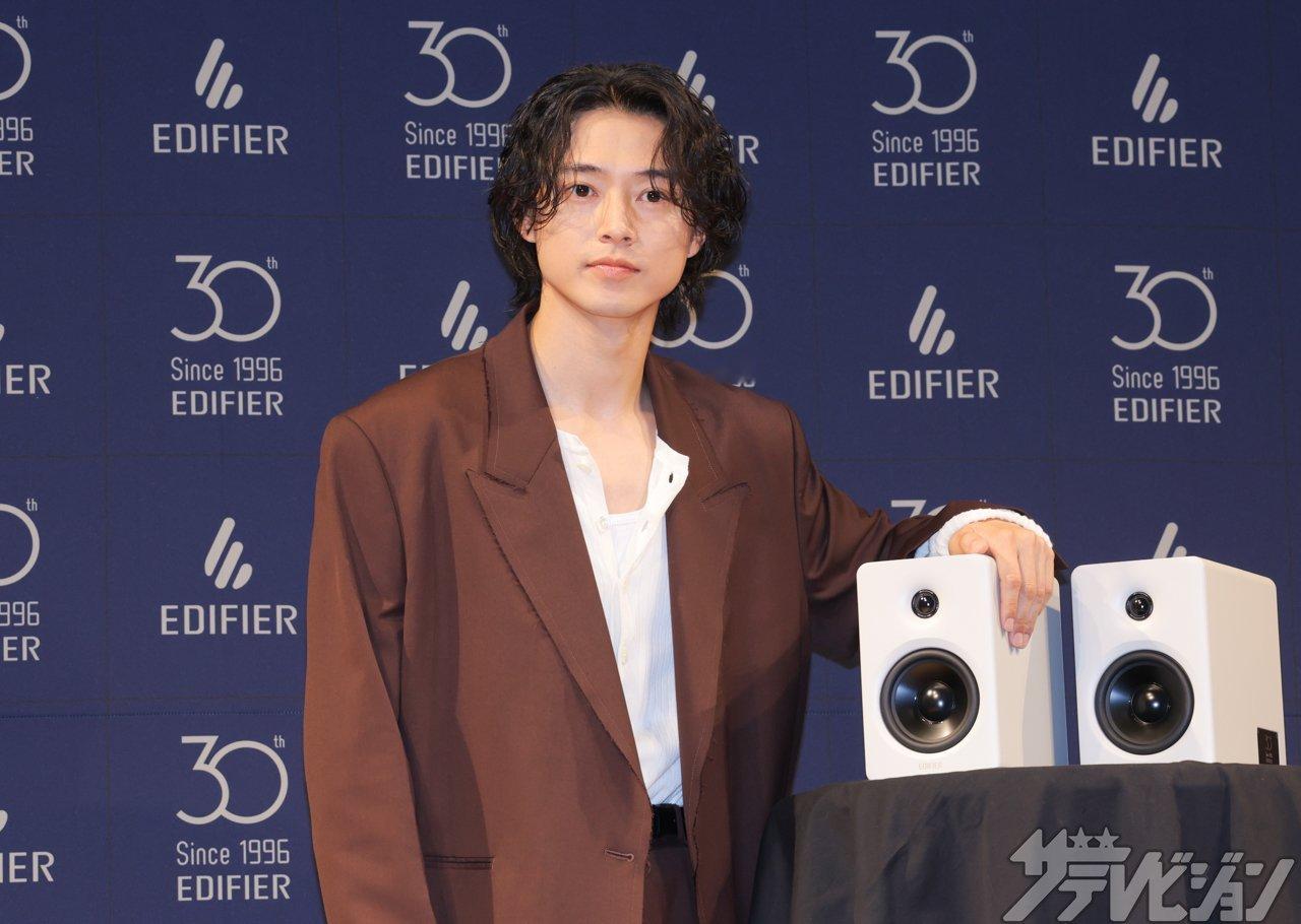 【图片】山崎贤人 今日「EDIFIER」的新CM发表会新闻图