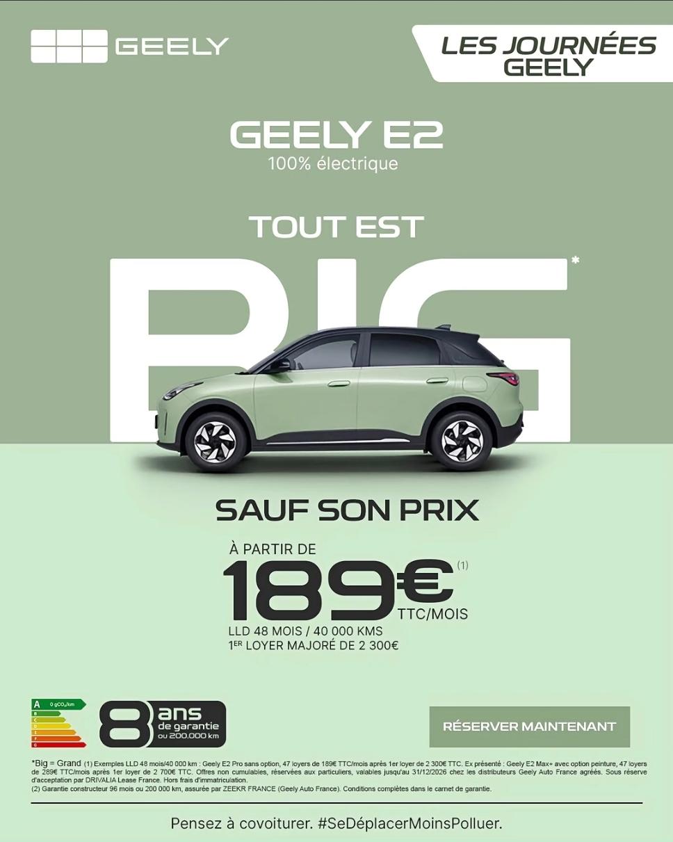 吉利在法国🇫🇷这个广告，真不会误会看成tout est pig(全是猪)吗？