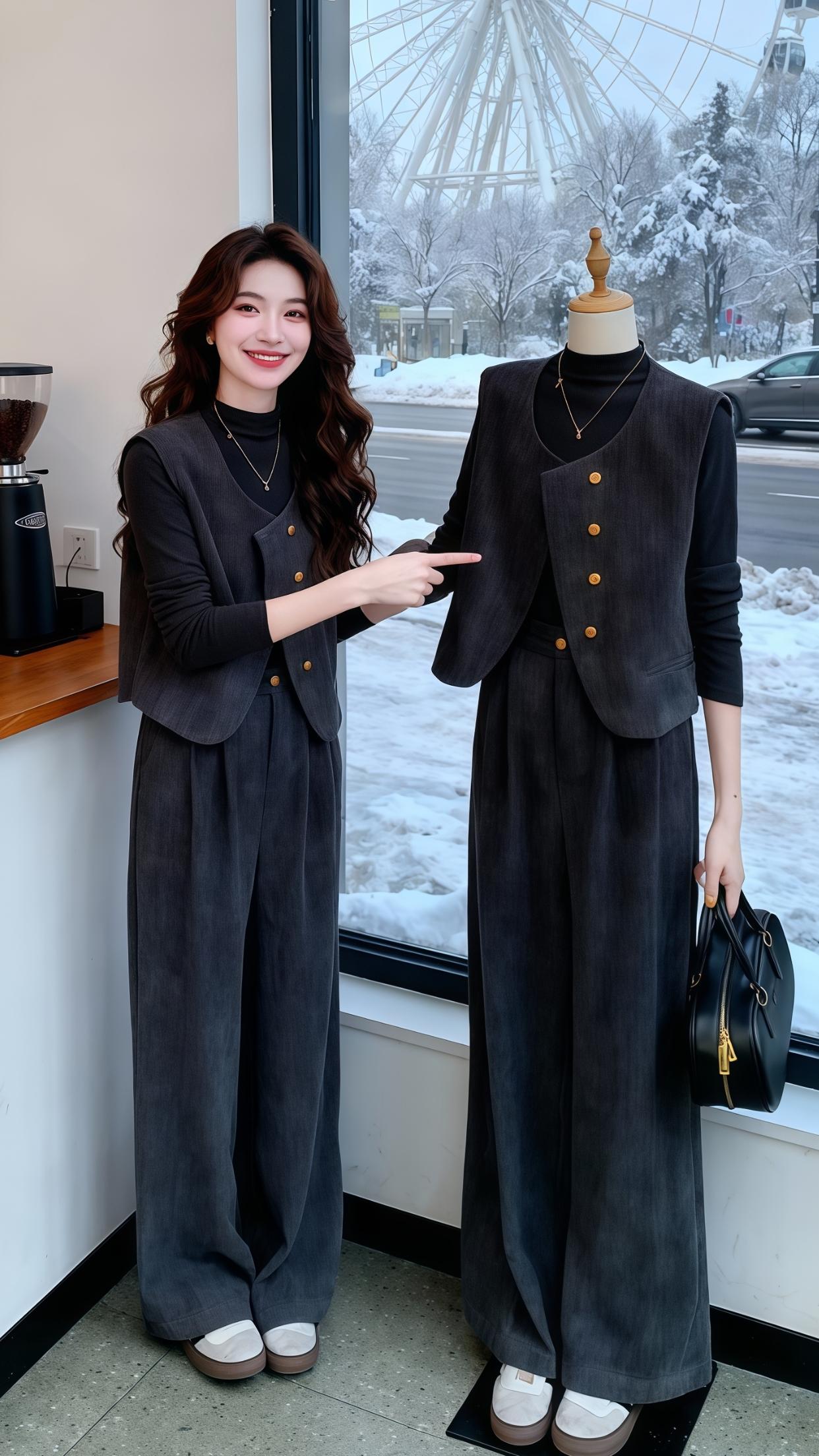 优雅气质 气质女神穿搭 精致穿搭 冬季穿搭 小个子显高显瘦穿搭