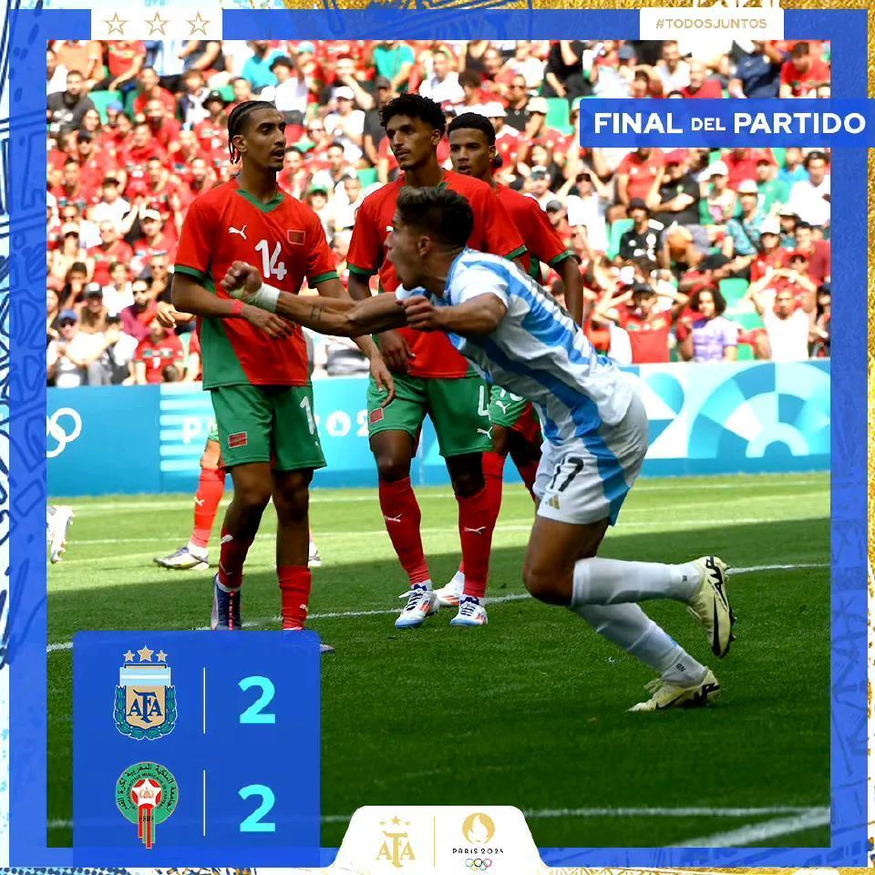 一场没有踢完的男足揭幕战！奥运会男足首战阿根廷VS摩洛哥，却引爆出三大不可思议的