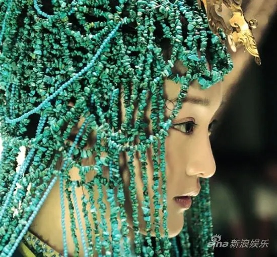 这个妆以为西游记门帘成精了 