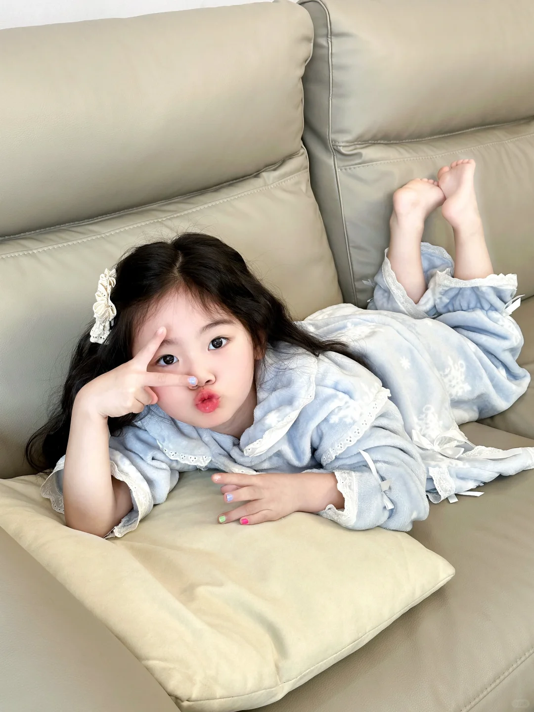 女儿真的太可爱了～