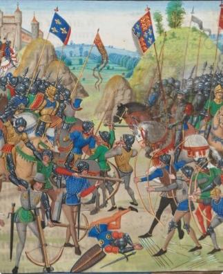 克雷西会战
在1346年的那个炎热的夏天，欧洲大陆的战火再次燃起，克雷西会战成为