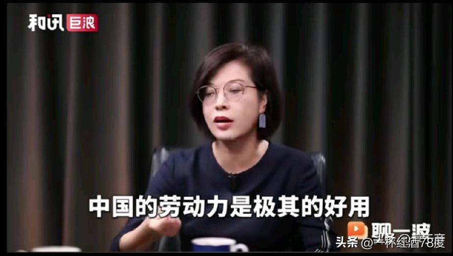 “国内的劳动力是极其好用的，并且便宜的”，这是北大张丹丹院长在一档节目中所讲，但