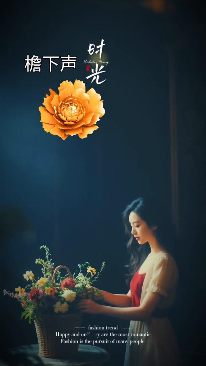 檐下声。
茶未添香，水先温凉。你说人间时光，苦乐一半尝。我笑太轻，你叹太傍。音律