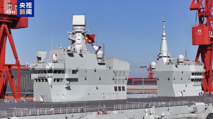 海军又下饺子了，四川舰海试！今天上午9时左右，我国076两栖攻击舰首舰四川舰从上