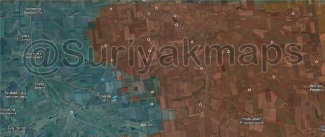 古利亚波尔方向的情况：俄军继续在古利亚波尔发动攻势，而乌克兰武装部队则撤退到城市