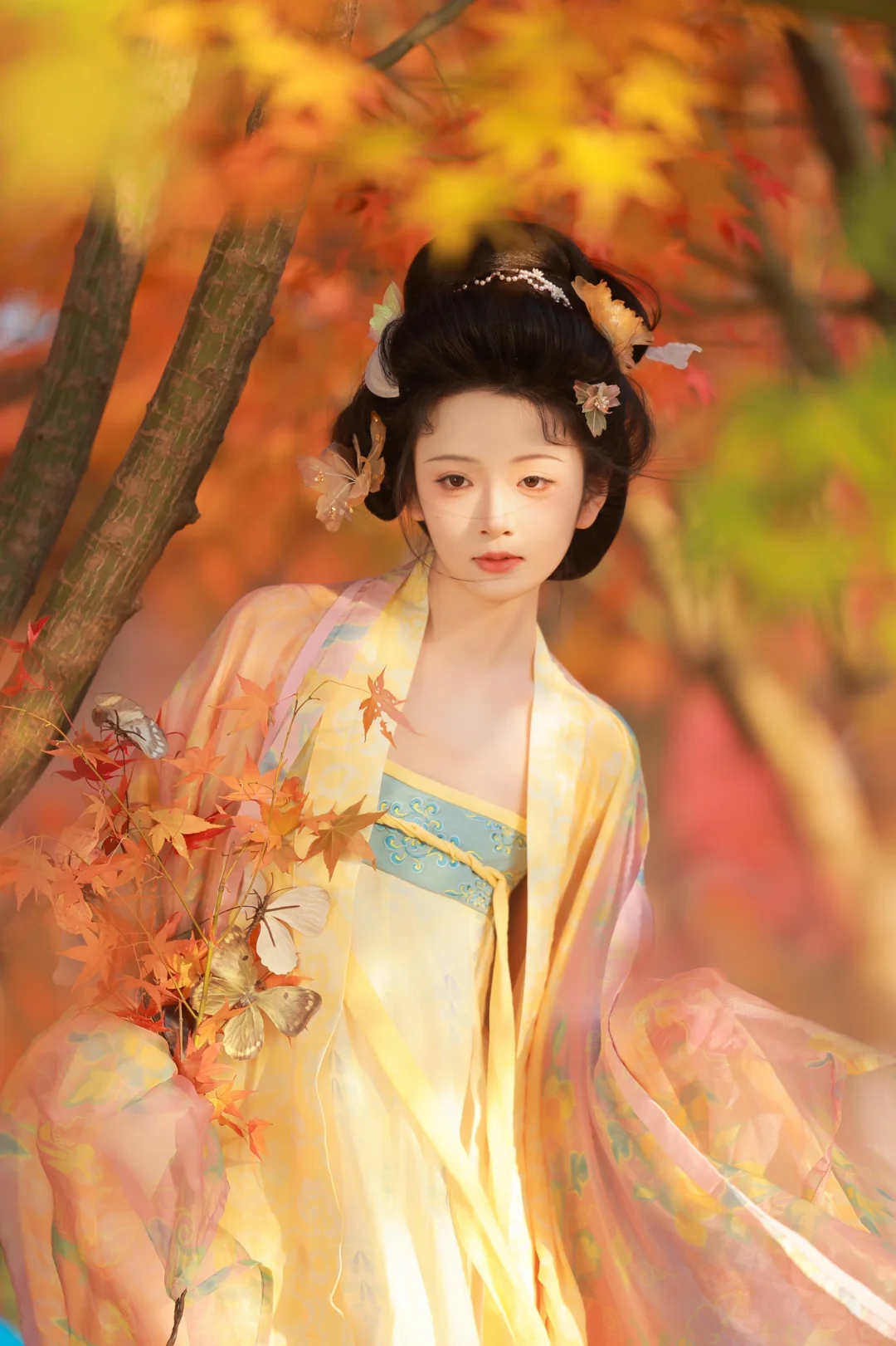 冉冉秋光留不住～好一幅秋色画卷！