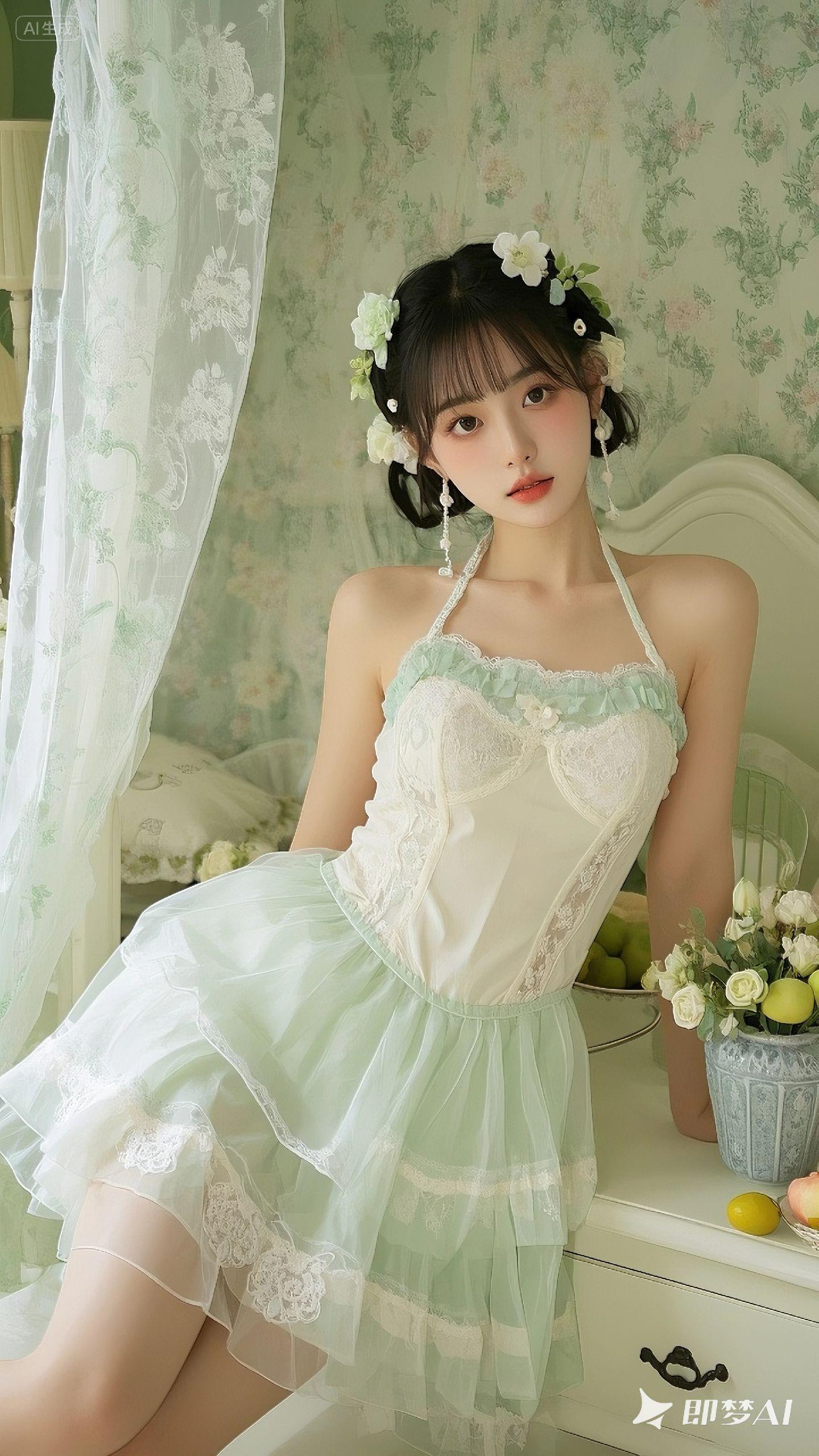 《纯欲奶茶·雪儿》“雪儿”妹妹，人如其名，美美哒