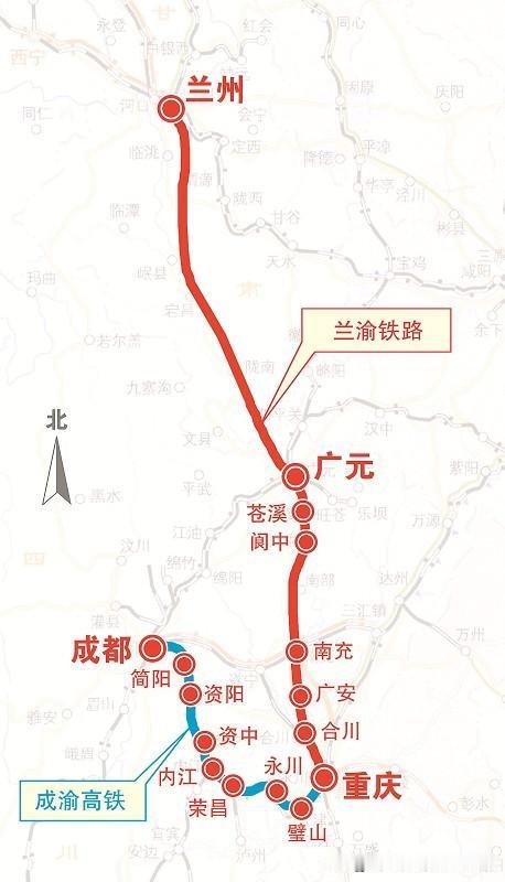 兰渝铁路绝对是西部真正的黄金大动脉！
打通西北西南，串起无数老区和县城，让天堑变