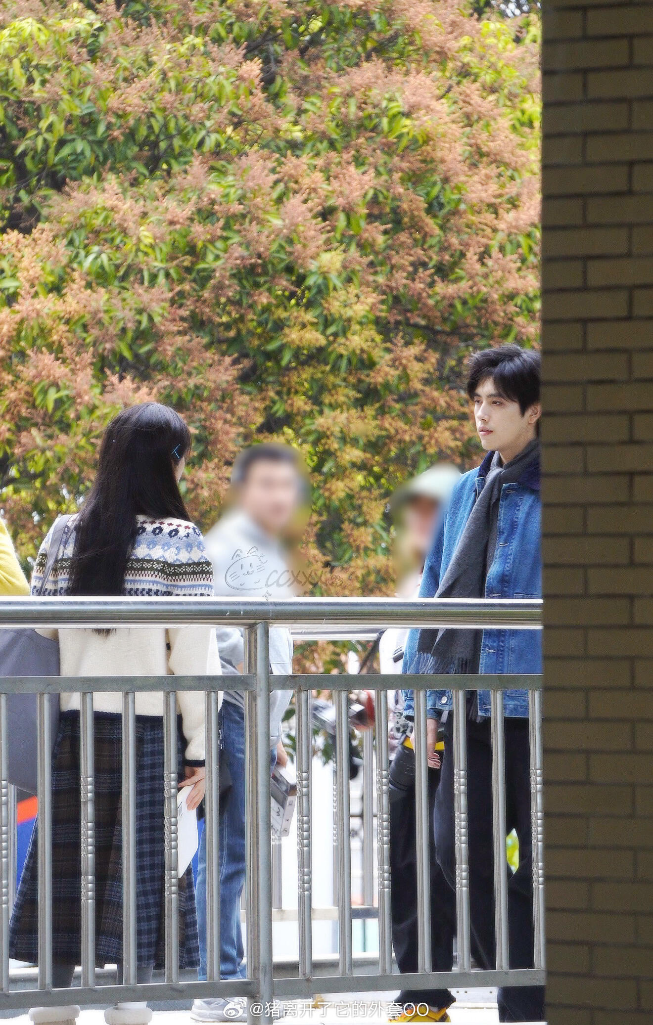 陈飞宇王影璐《见春天》同框路透，氛围感拉满！！