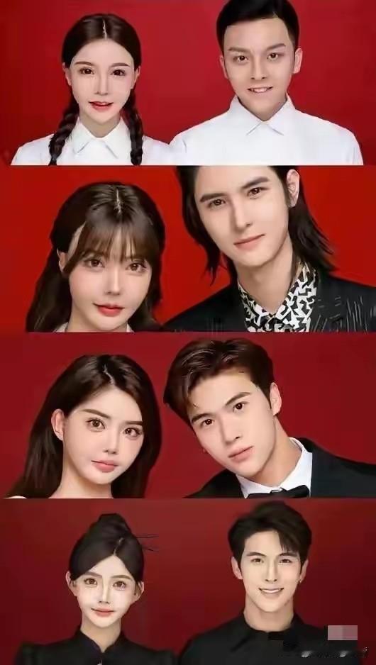 26岁的韩安冉，4婚4离！四张结婚证件照，八个不一样的脸。
韩安冉真是不一般，从