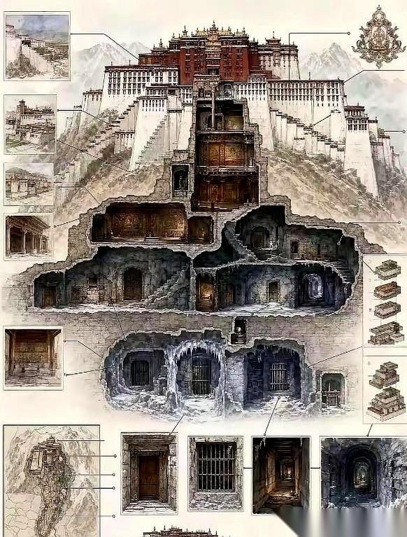 布达拉宫，你可能只见过它巍峨的外表，却不知道，它正在悄悄“呼吸”。
数百个传感器
