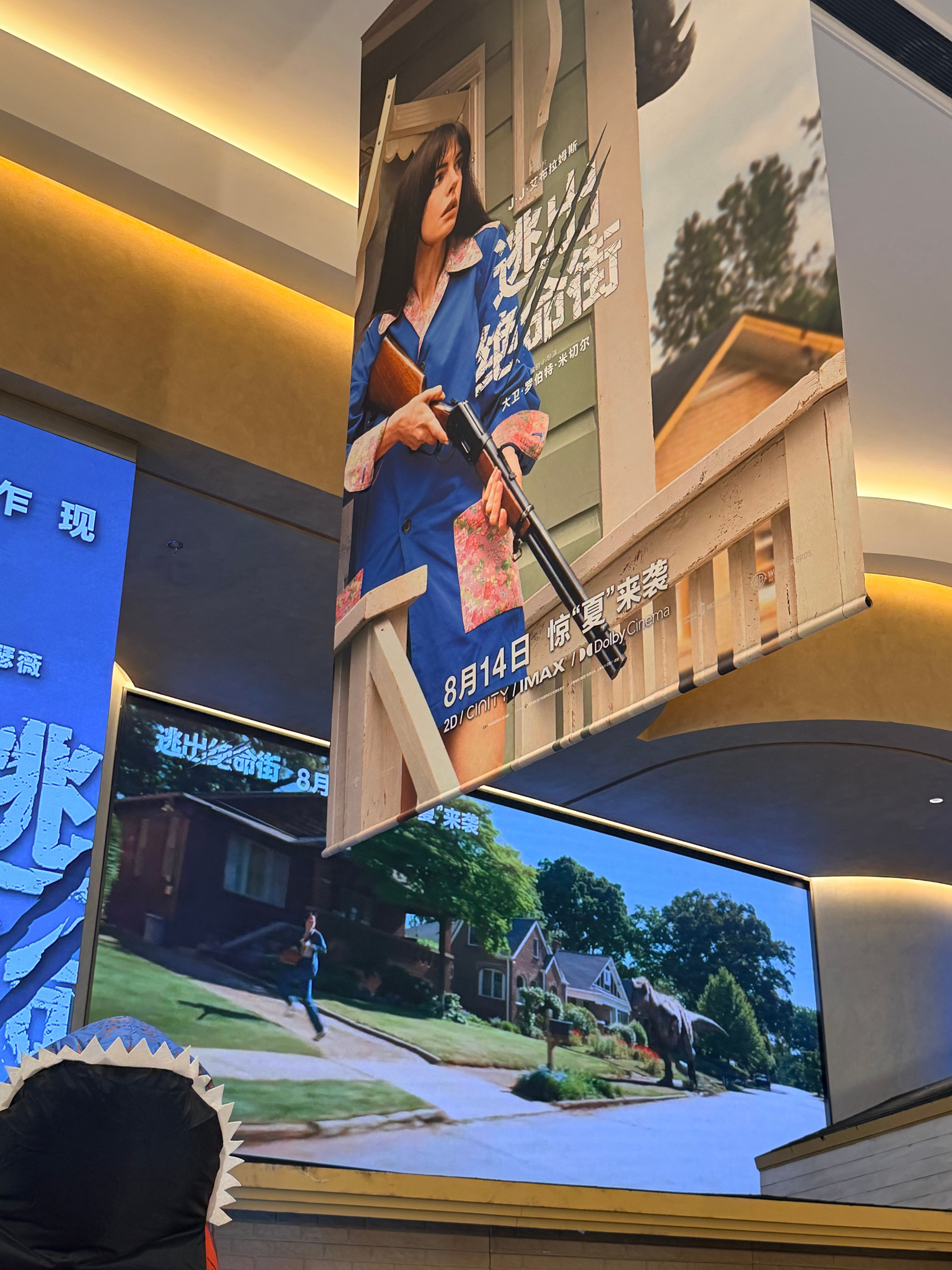 今天去看了安妮海瑟薇逃出绝命街首映礼，电影是蛮好看的，99分钟节奏感很好，主要讲