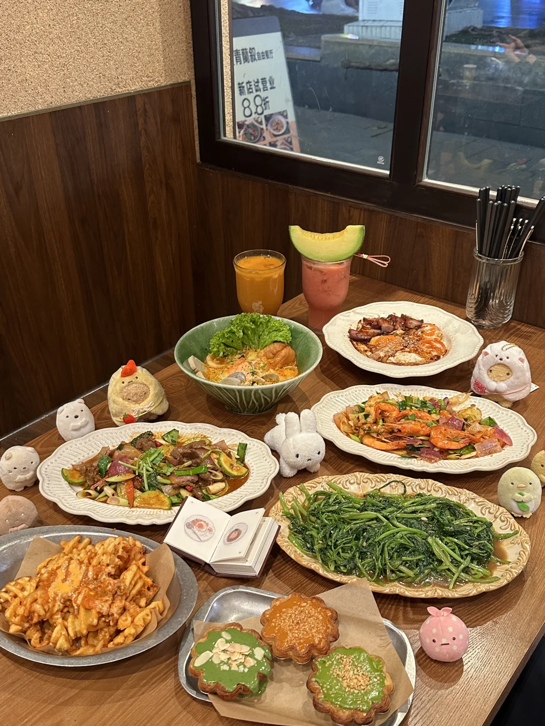 体育西新的！！敲适合一二人食的温馨泰料店🥢