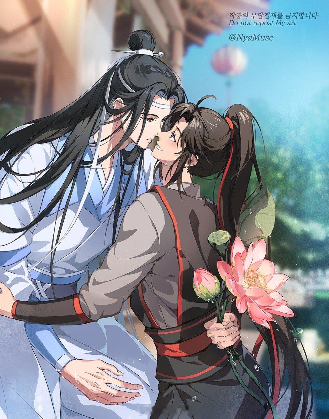 魔道祖师忘羡魔道祖师 “蓝湛，有东西送你哦”x:nyamuse 