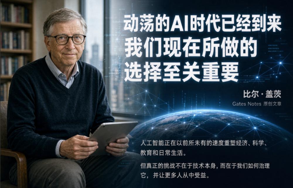 AI或致10亿人死亡？比尔·盖茨认为AI 是坏人能利用的最厉害的武器……
 
近