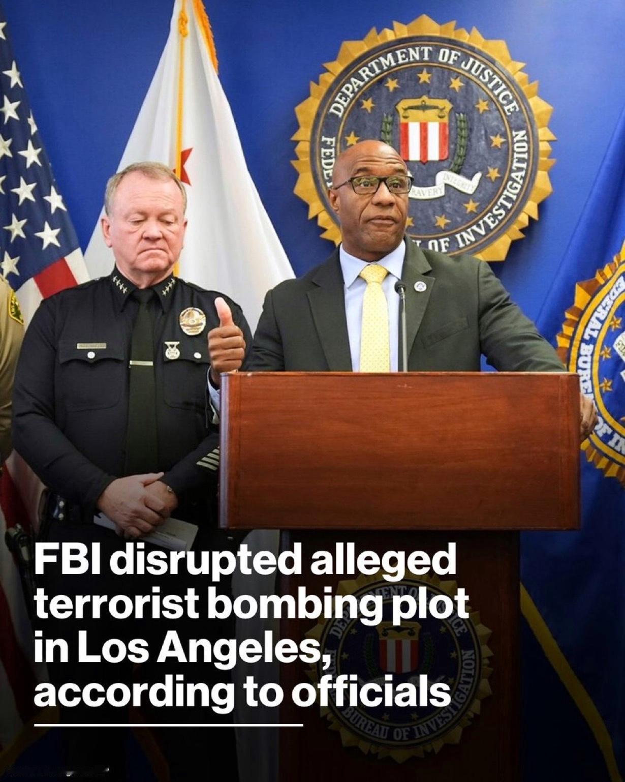 美国司法部长帕姆·邦迪宣布，联邦调查局挫败了一个反政府极端组织策划的“骇人听闻的