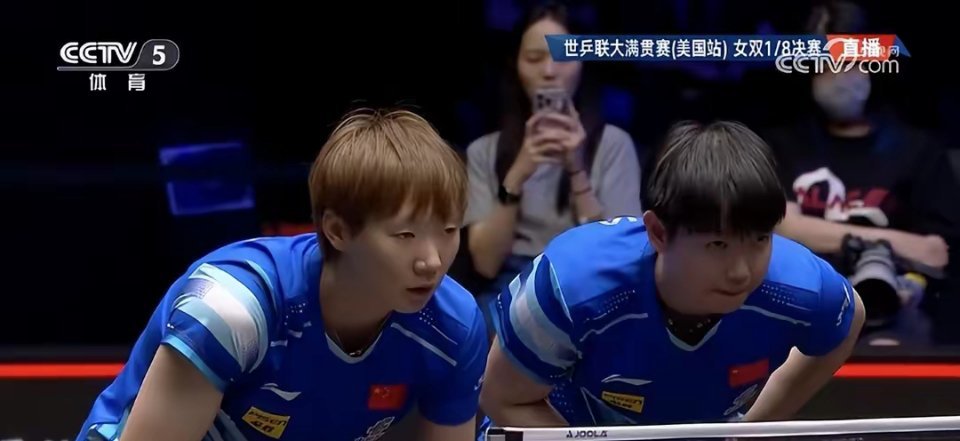孙颖莎/王曼昱强势晋级女双八强 将战韩港组合WTT美国大满贯女双1/8决赛，中国