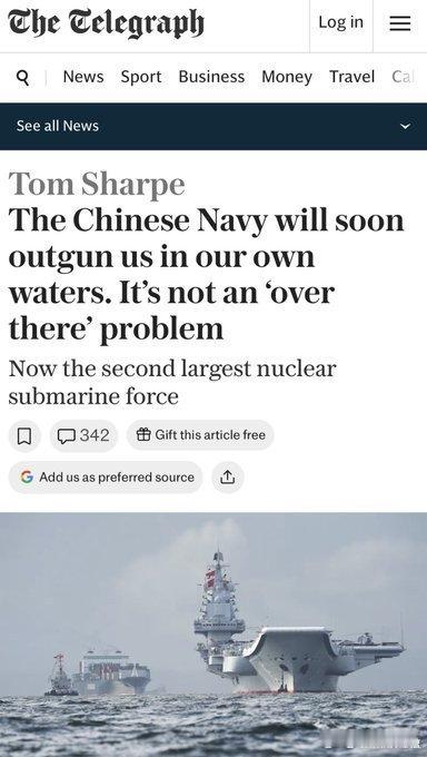 英国人是不是对自己有什么误解？英国媒体称中国海军的火力很快就要超过他们了哦，他们