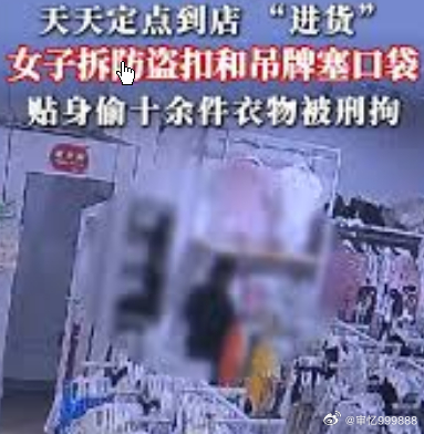 女子天天定点到店“进货”被刑拘两姐妹经营一家网店，利用品牌服装店的试衣间作为“秘