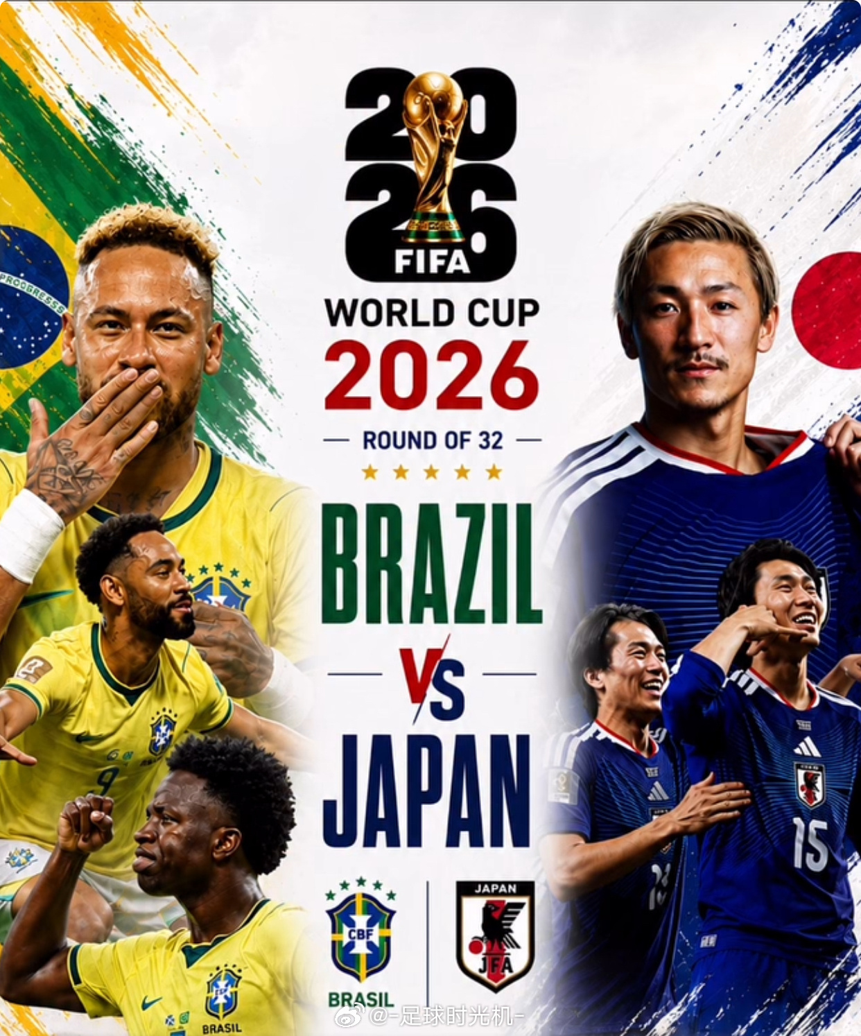 内马尔打日本前先买百万美元豪表巴西vs日本，说不定日本真能爆冷？世界杯