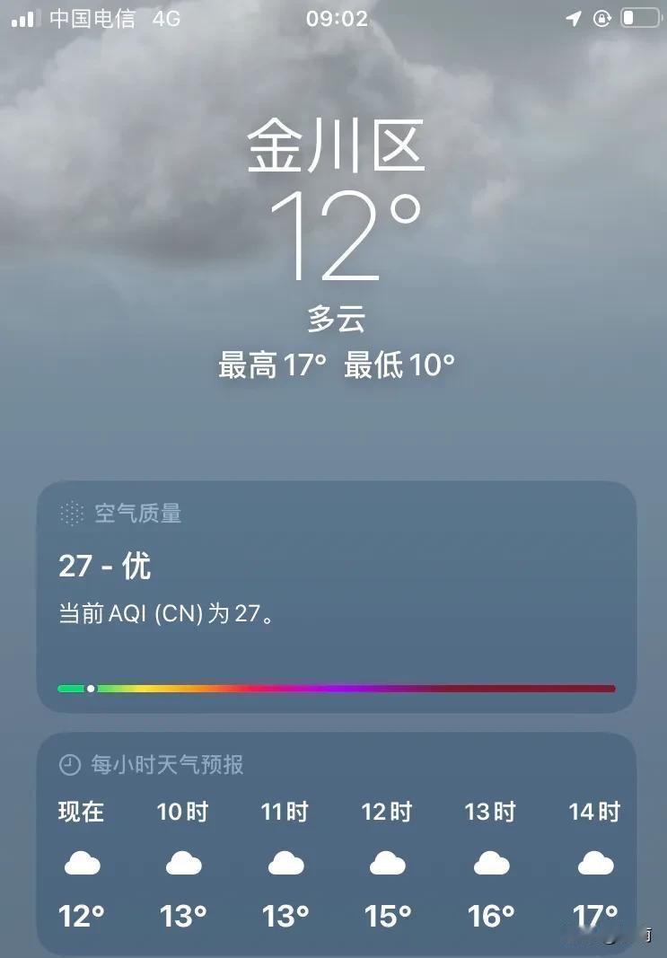 国庆节金昌的天气晴了两天，感觉那几天心情舒畅，过了几天，又开启了阴天模式