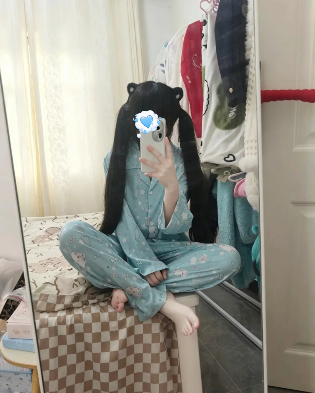 甜妹 ootd 夏天 睡衣 睡衣家居服
