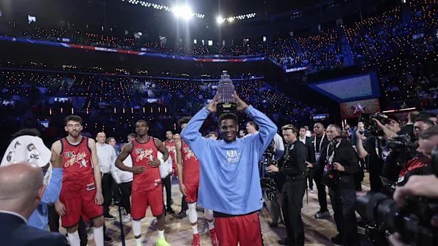 明尼苏达森林狼后卫安东尼·爱德华兹当选2026年NBA全明星锦标赛MVP，他率领