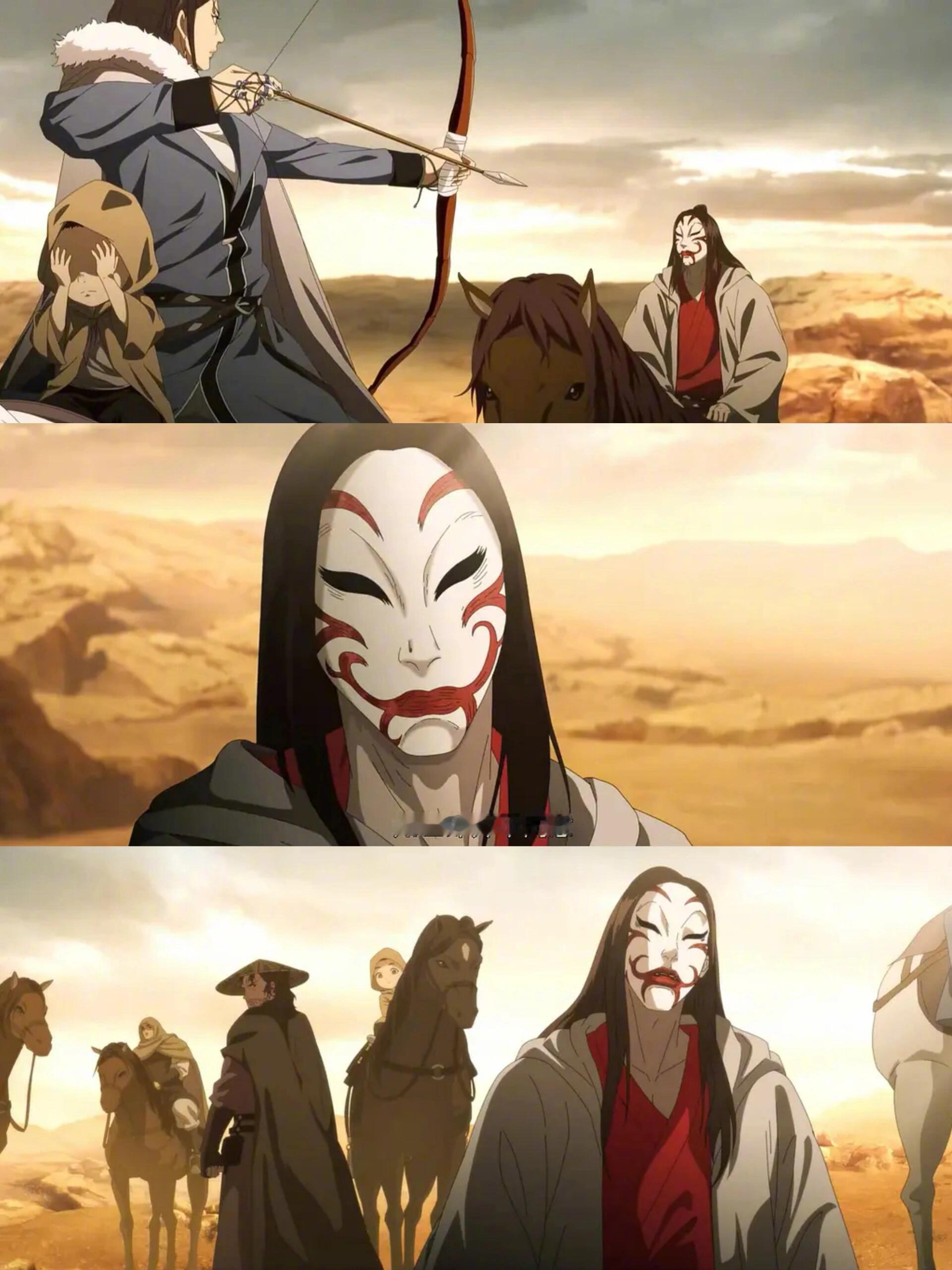 《镖人》一位身手矫健的镖客刀马，在西域广袤的沙漠中独自行走。他在逃避追🦈的过程