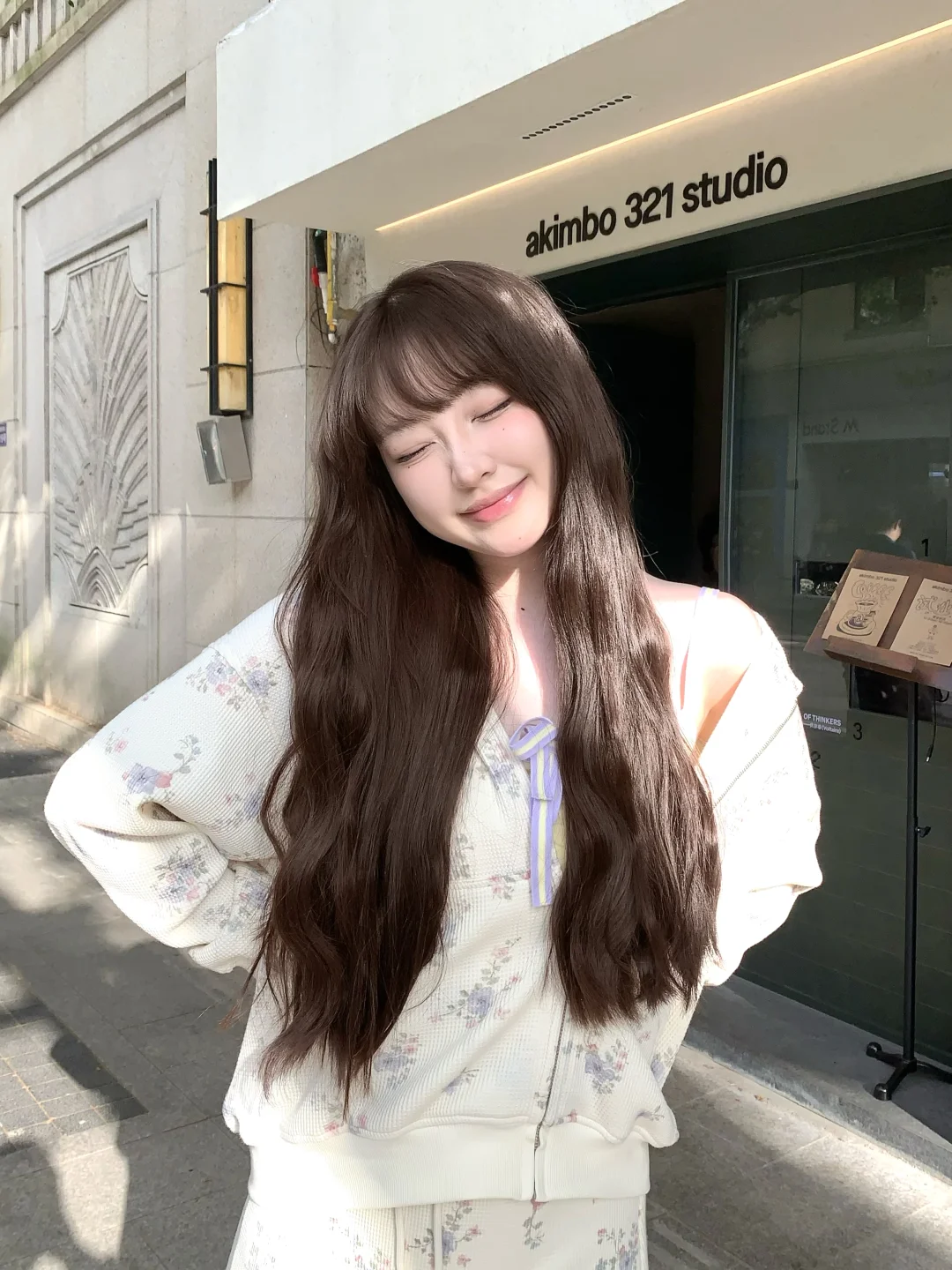 ㅎㅇ💭₊喜欢阳光和我的新发色