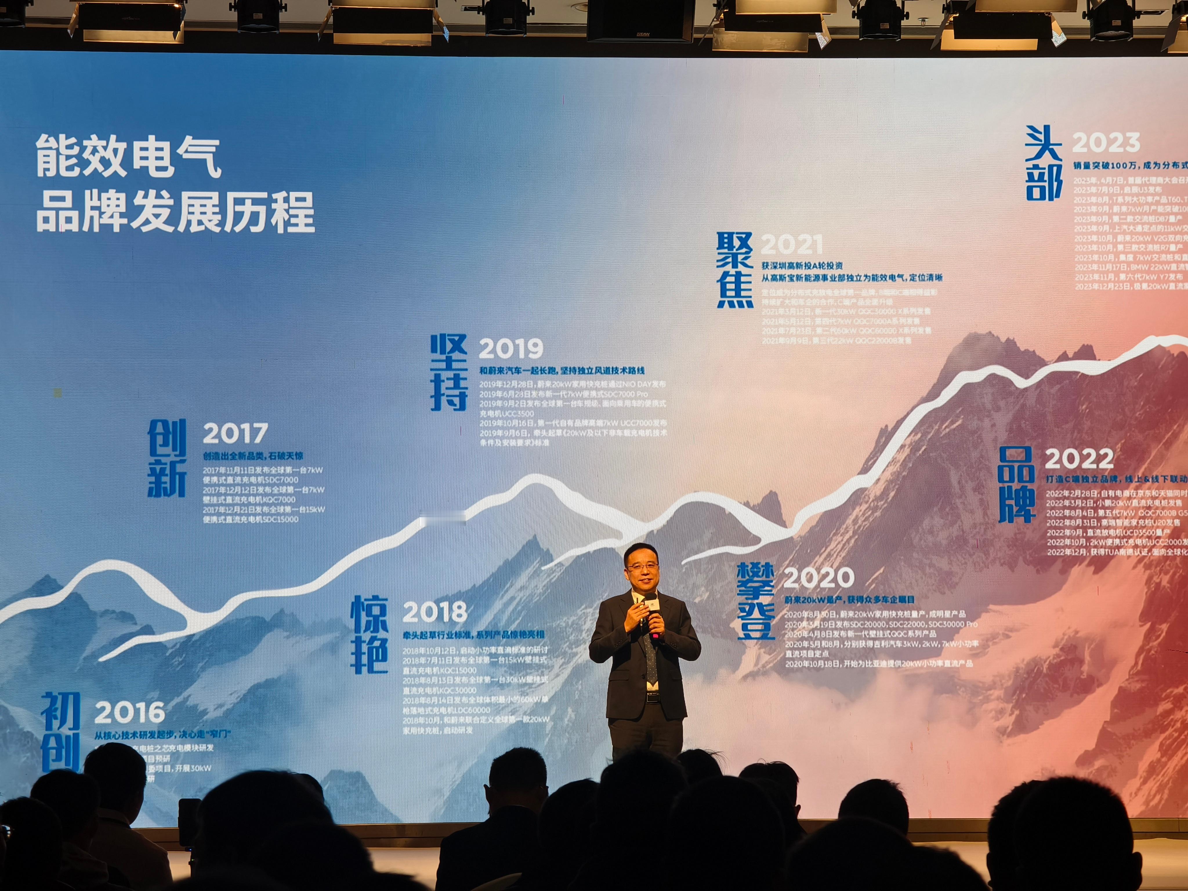 早上8点起床，横跨深圳来到盐田参加能效电气的发布会，产品是真的多，充电桩的款式也