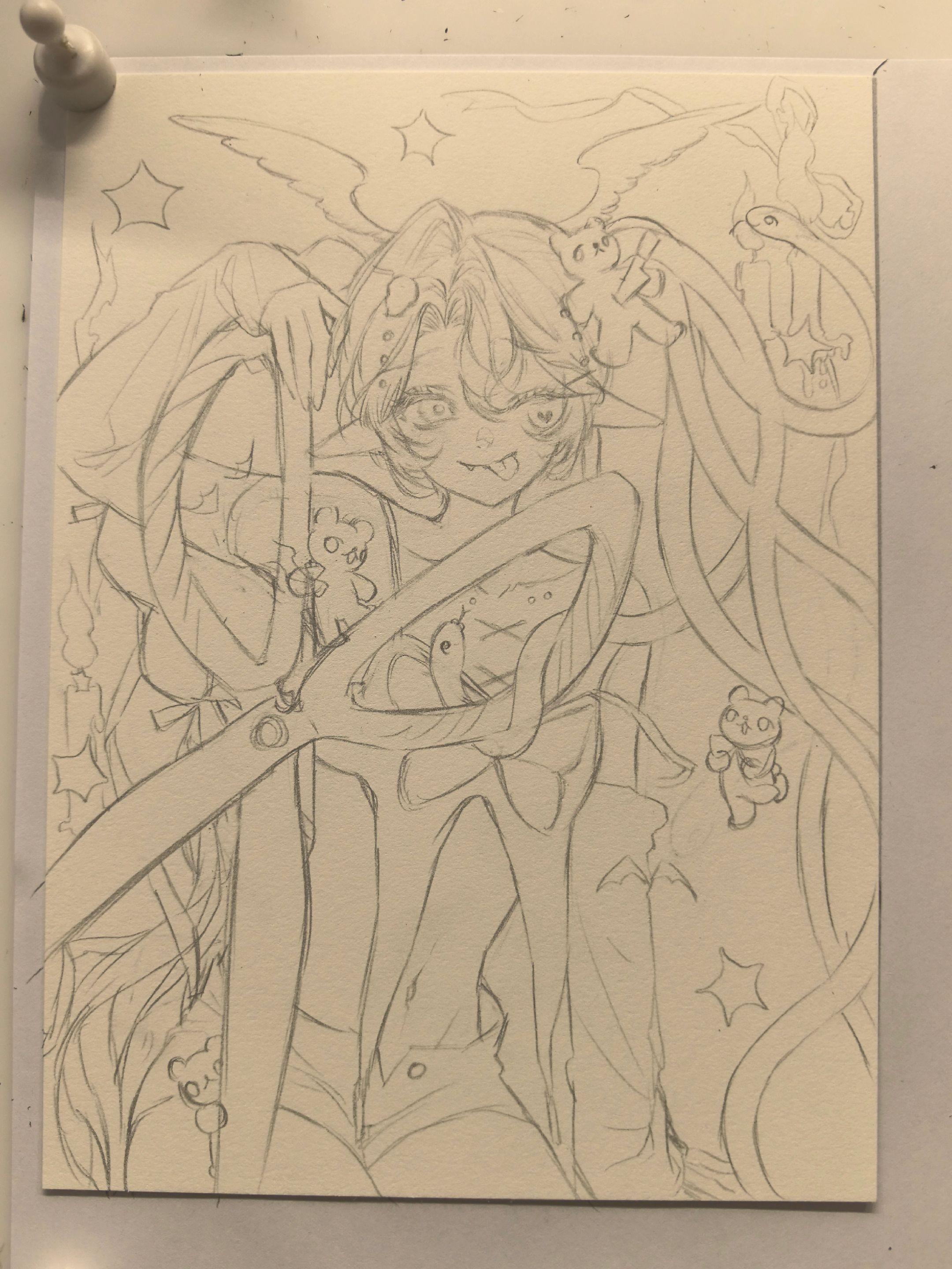 绘画 画画 手绘 稿件展示