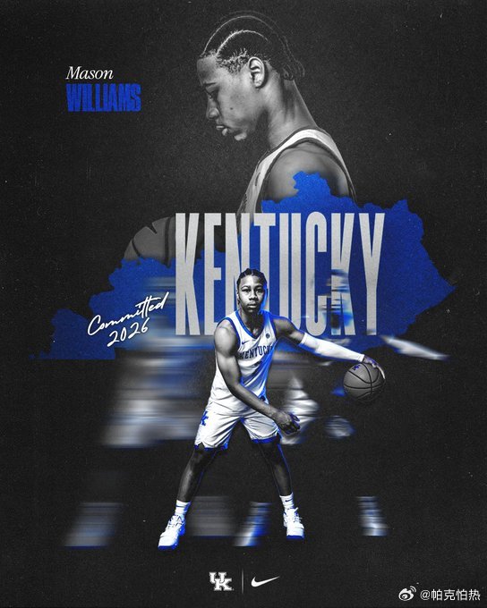 NCAA 肯塔基将聘请杰克逊州立主教练Mo Williams担任助理教练，前不久