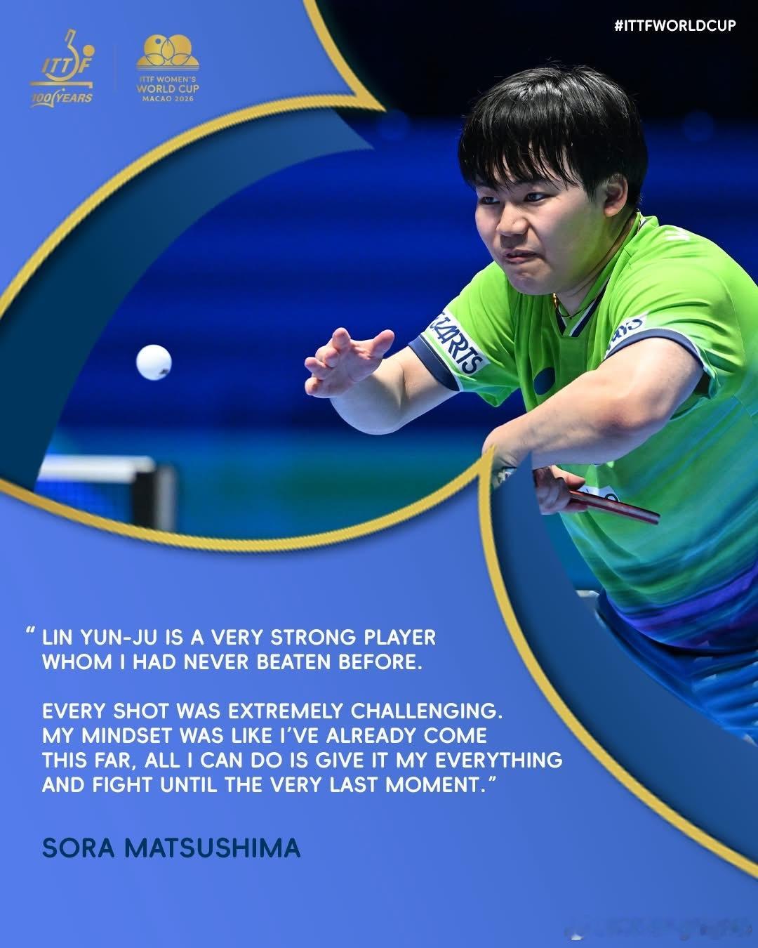 国际乒联：他此前从未战胜过 林昀儒。六次交手，六次失利——直到 2026年ITT