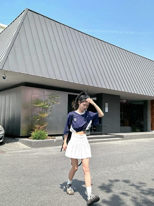 高马尾出街氛围感