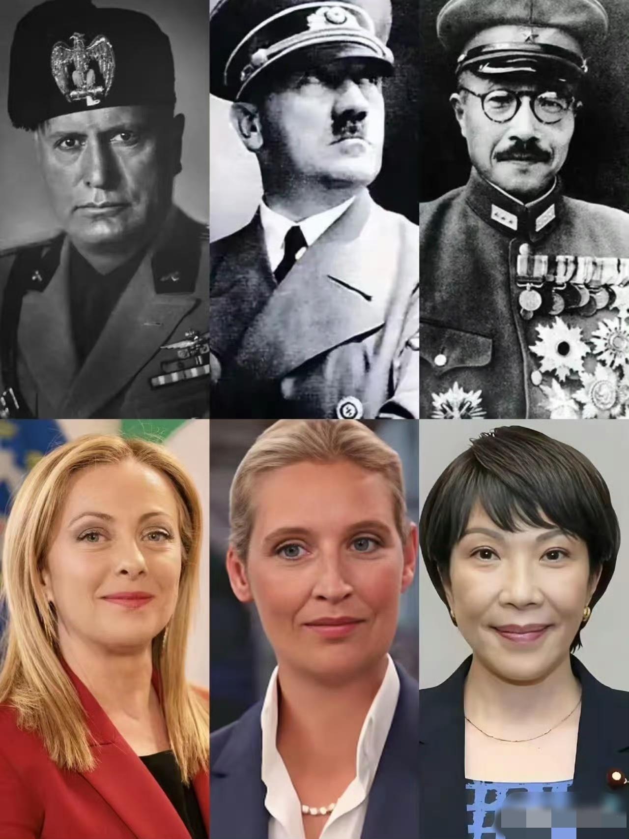 二战轴心国没有男人了吗？都把女人顶到前面！