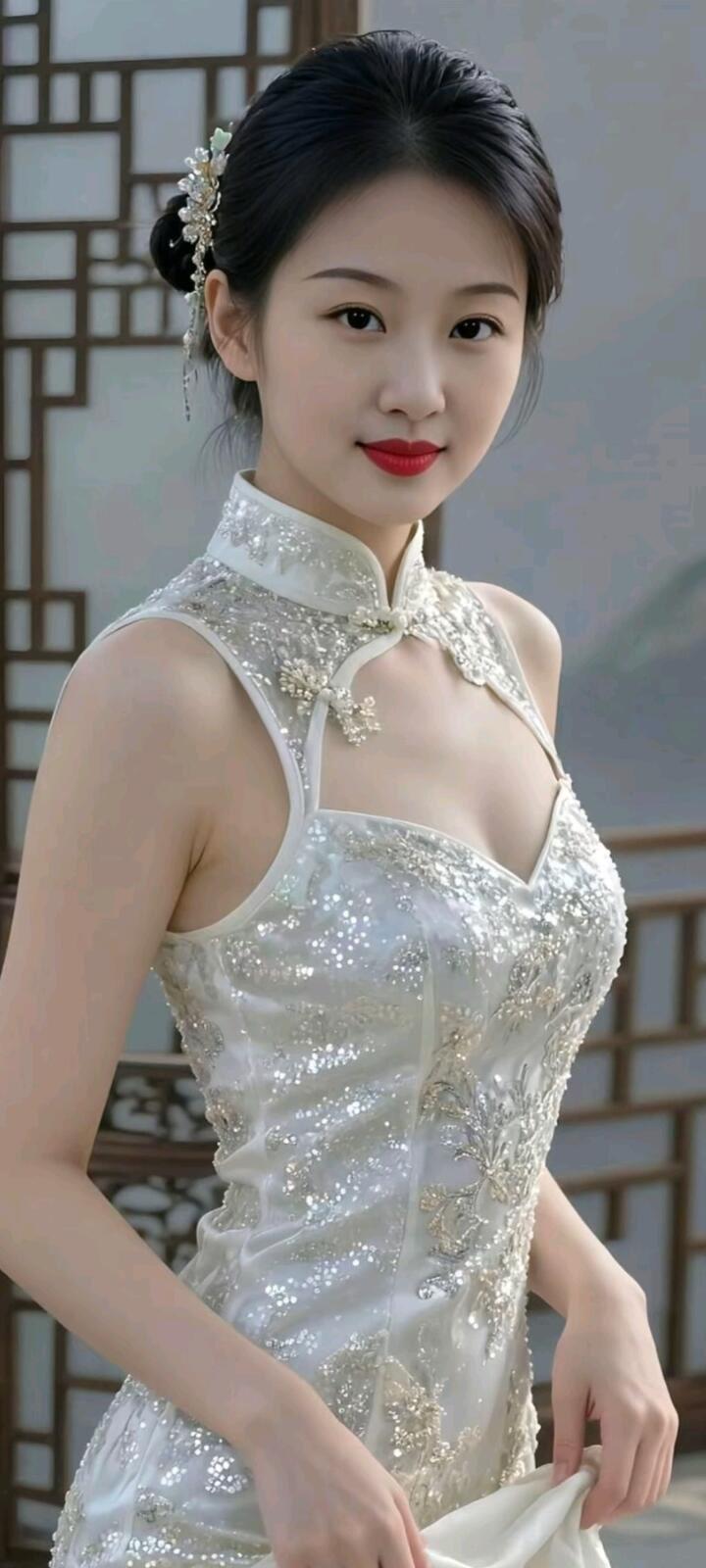 优雅旗袍，东方美人，韵味十足！